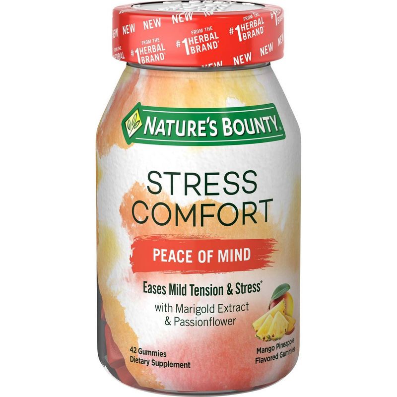 Nature's Bounty Stress Comfort Peace of Mind - Mango Pineapple - 42ct