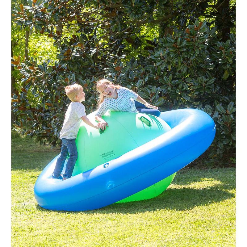 Costway Inflatable Water Slide Crab Dual Slide Bounce House Splash Pool W/ 950W Blower