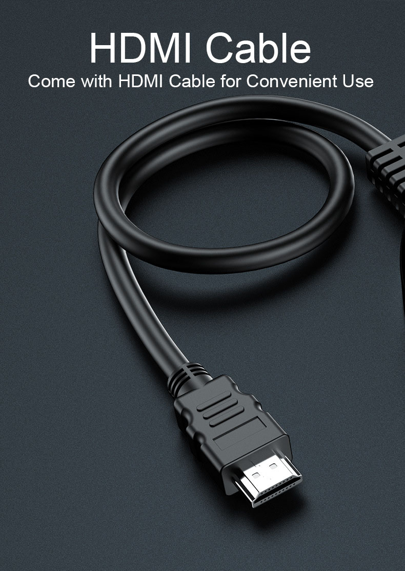 HDMI Switch, Aigrous 4K HDMI Splitter 3 in 1 Out,3 Port HDMI Switch 3x1 Switch Splitter with Pigtail Cable Supports Full HD 4K 1080P 3D Player