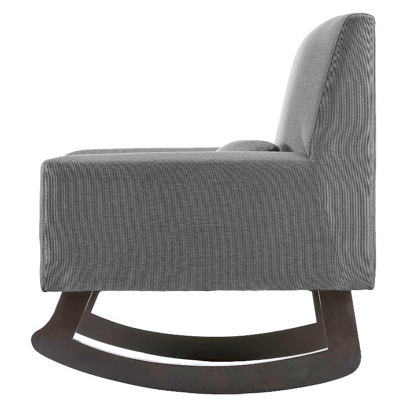 Wooden Rocking Chair Brown - Benzara