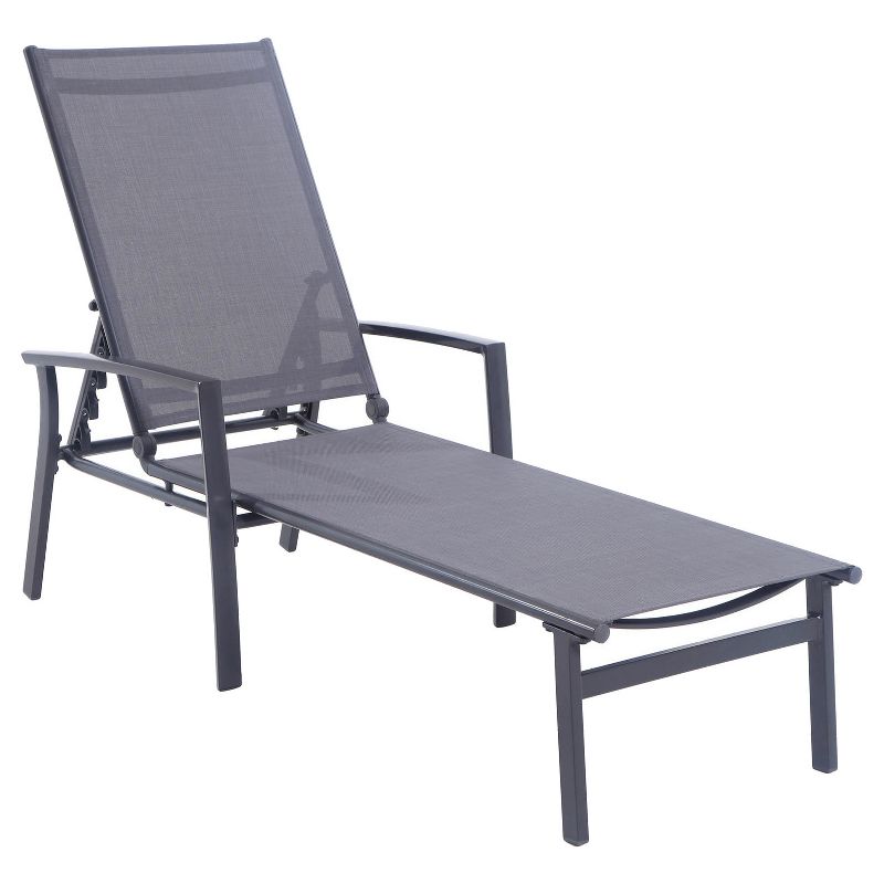 Nova Chaise Lounge - Gray - Hanover