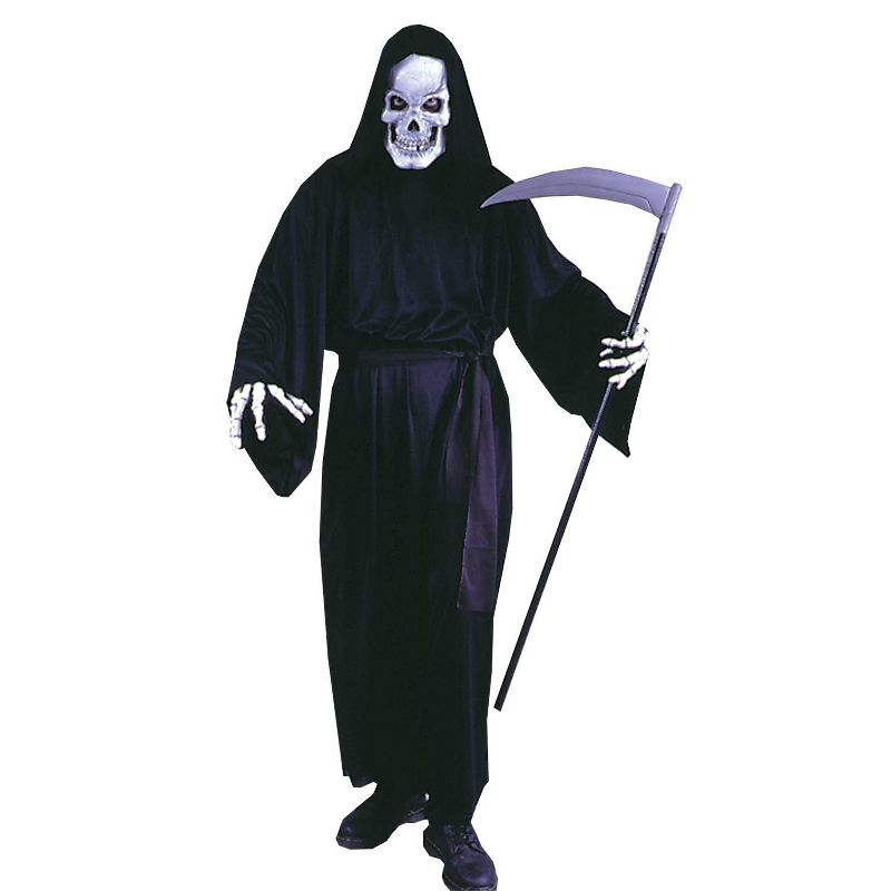 Adult Grave Reaper Halloween Costume Black One Size