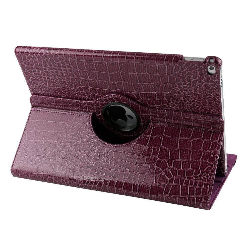 iPad Pro 10.5 Case Cover,Dream Wings 360 Degrees Rotating Folio Stand Slim Screen Protective Smart Case Cover for Apple iPad Pro 10.5 inch 2017 Released Tablet (iPad Pro 10.5 2017, Purple)