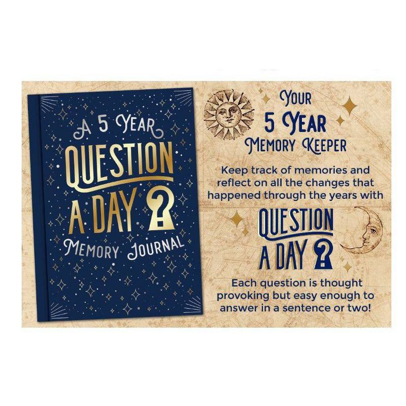 Pre-Printed 5 Year Memory Journal Question A Day
