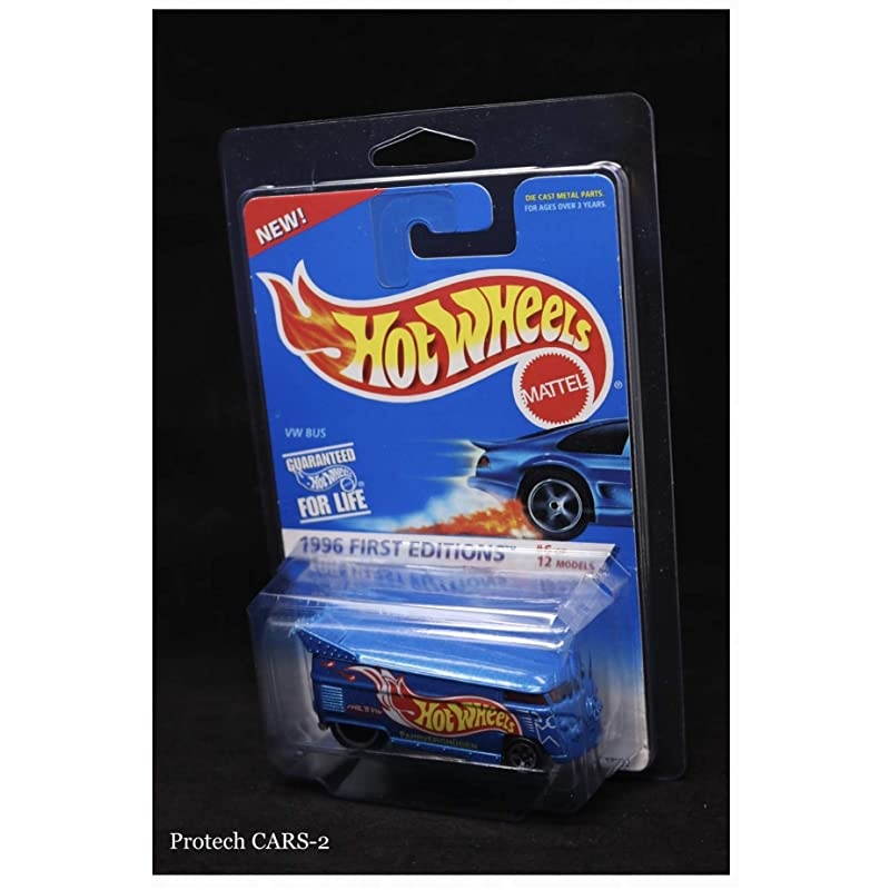 SSCARS-2 Storage/Display Space Saver Car Case for Carded Hot Wheels, 4.25" W x 6.5" H x 1.25" D, 25-Pack