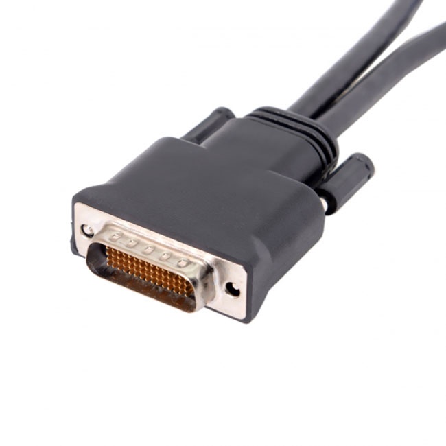 CY DMS-59pin Male to Dual 15Pin VGA RGB Female Splitter Extension Cable for PC Graphics Card DB-025