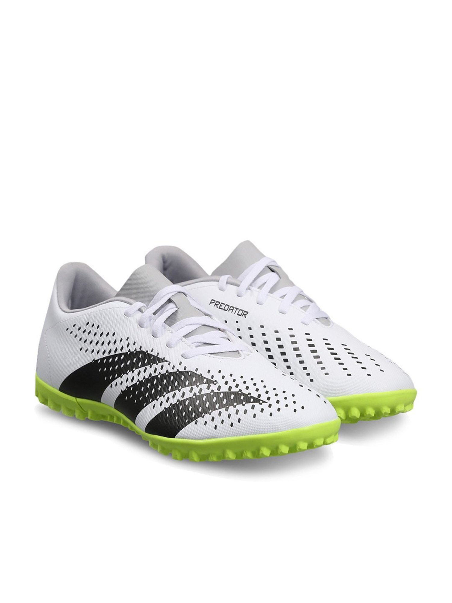 Adidas Men's PREDATOR ACCURACY.4 TF White Football Shoes