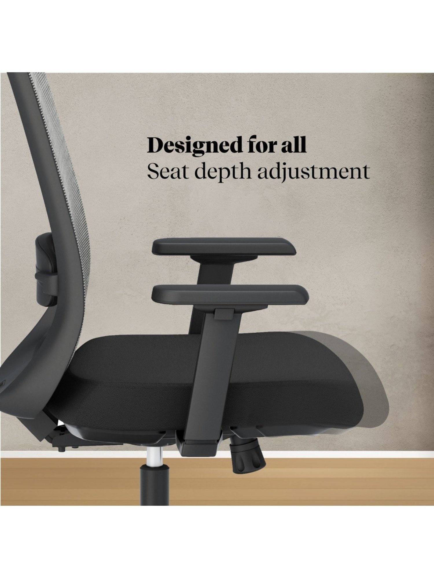 Durian Chaste Black Fabric Executive Chair