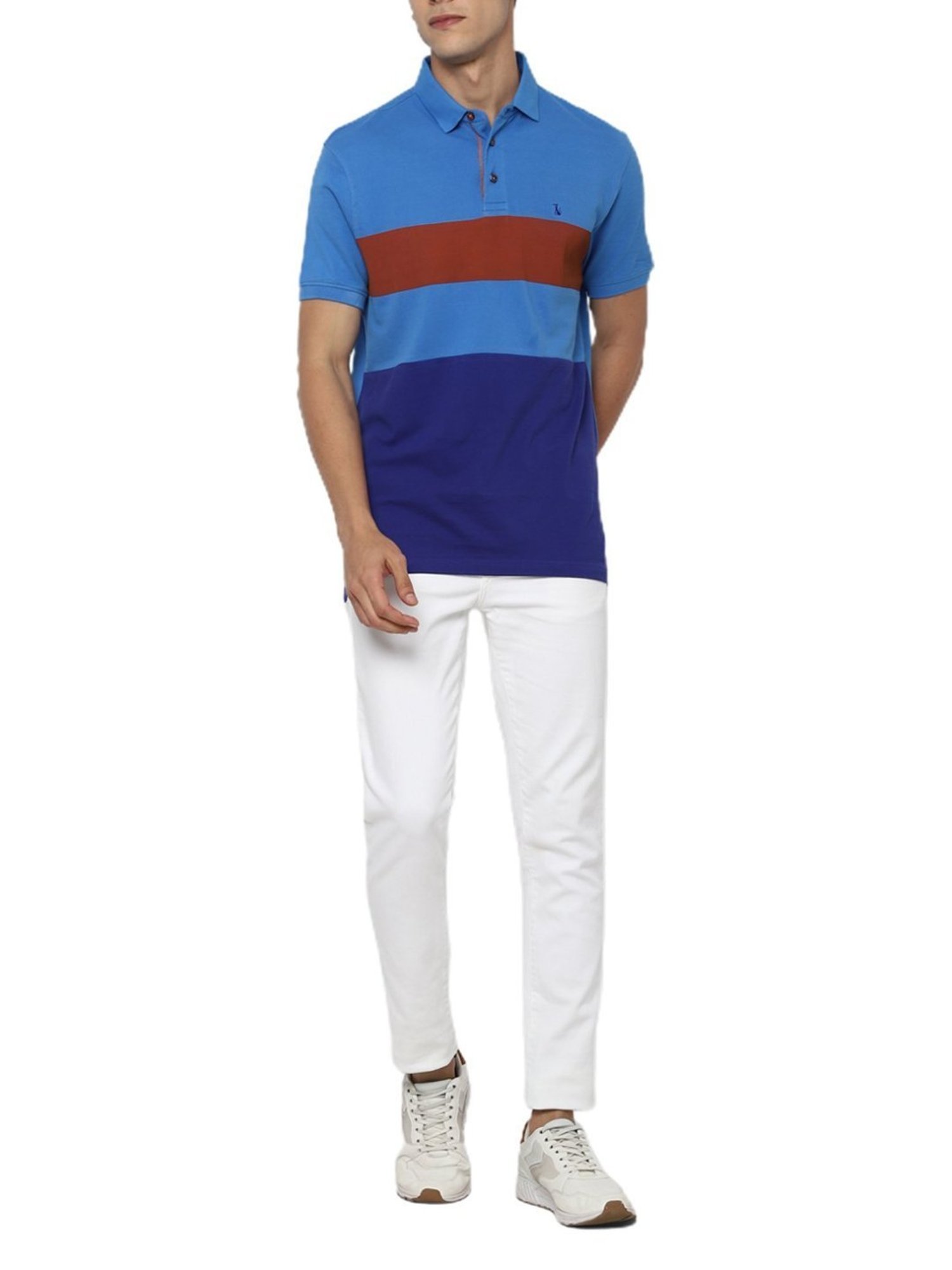 Simon Carter London Multi Slim Fit Polo T-Shirt
