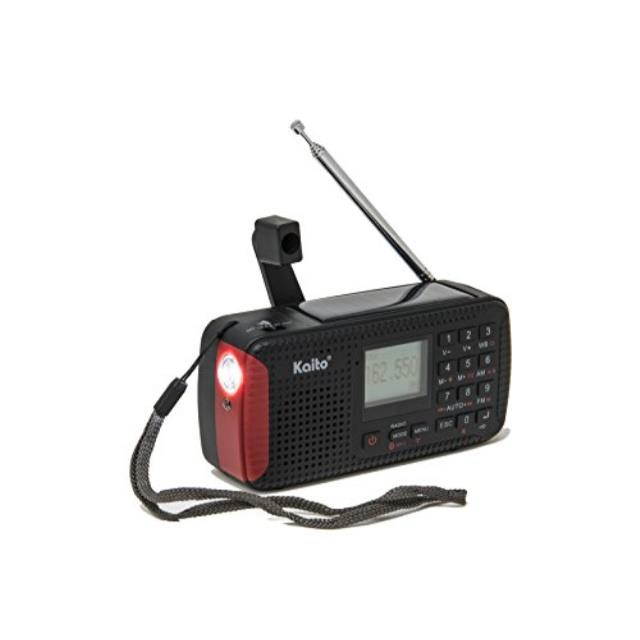 kaito ka680 pocket digital am/fm noaa weather emergency radio with locationspecific public emergency alert, bluetooth, mp3 player & recorder