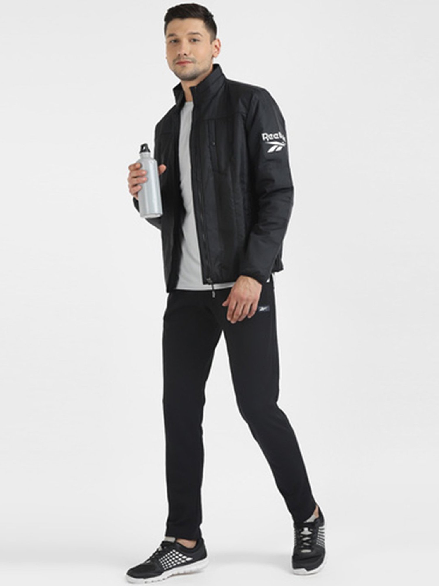 Slowave Teal Regular Fit Sports Hooded Jacket