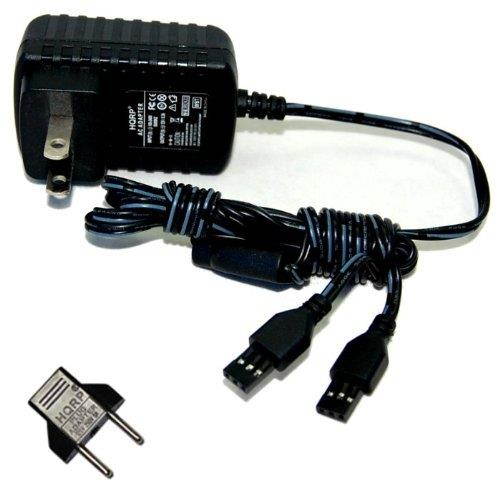 HQRP Battery Charger / AC Adapter for SportDOG SportHunter 800 SD-800 SDT30-11223, Sport-Hunter 1800 SD-1800 ST-120 Dog Training Collar Receiver Transmitter + Euro Plug Adapter