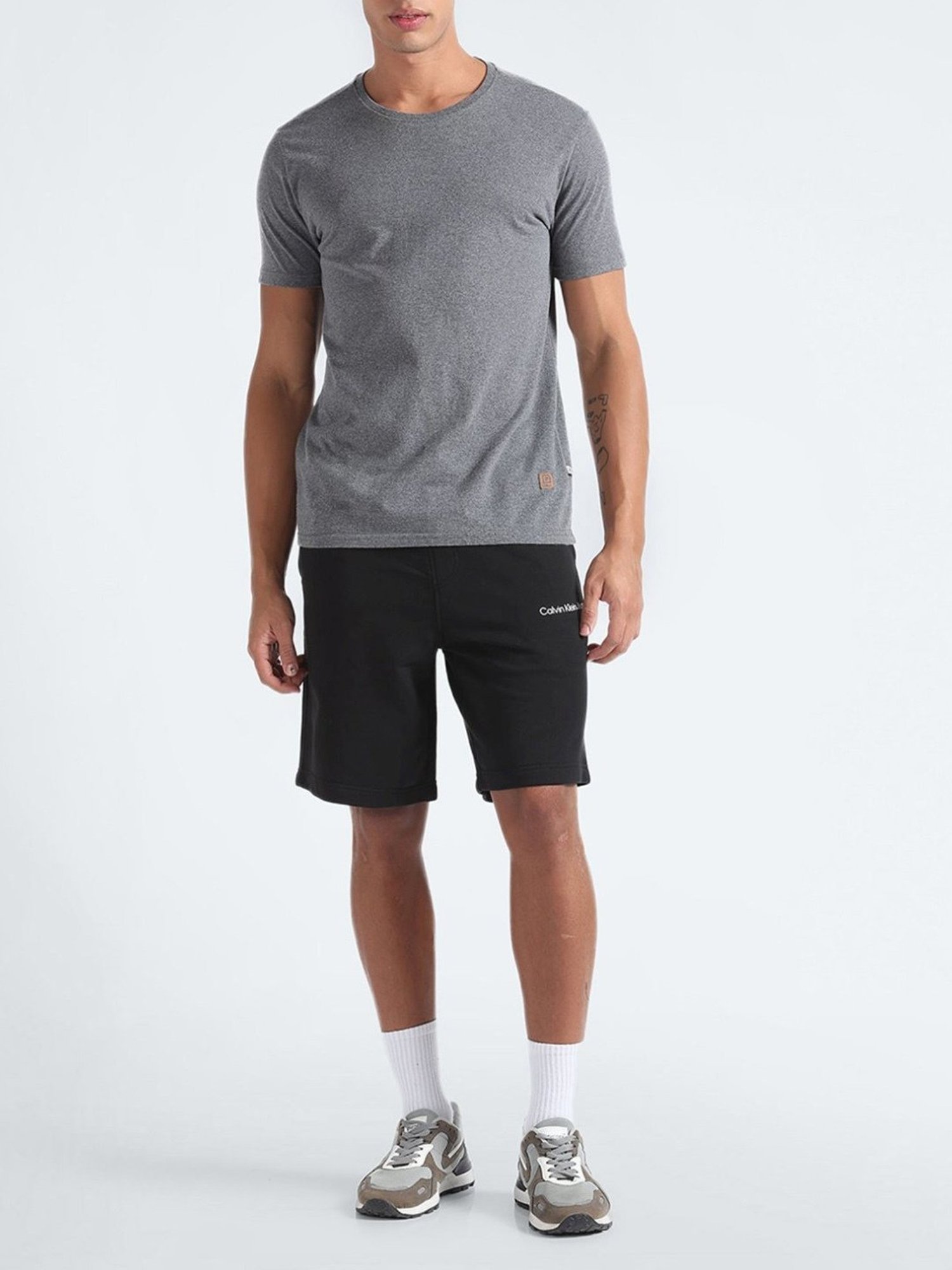 Calvin Klein Jeans Black Regular Fit Shorts