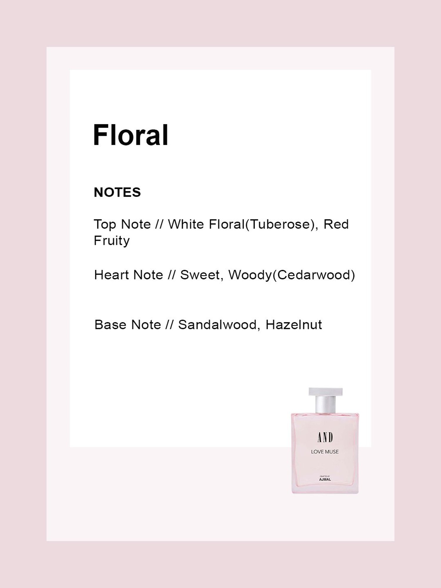 Ajmal Love Muse Eau de Parfum for Women - 50 ml