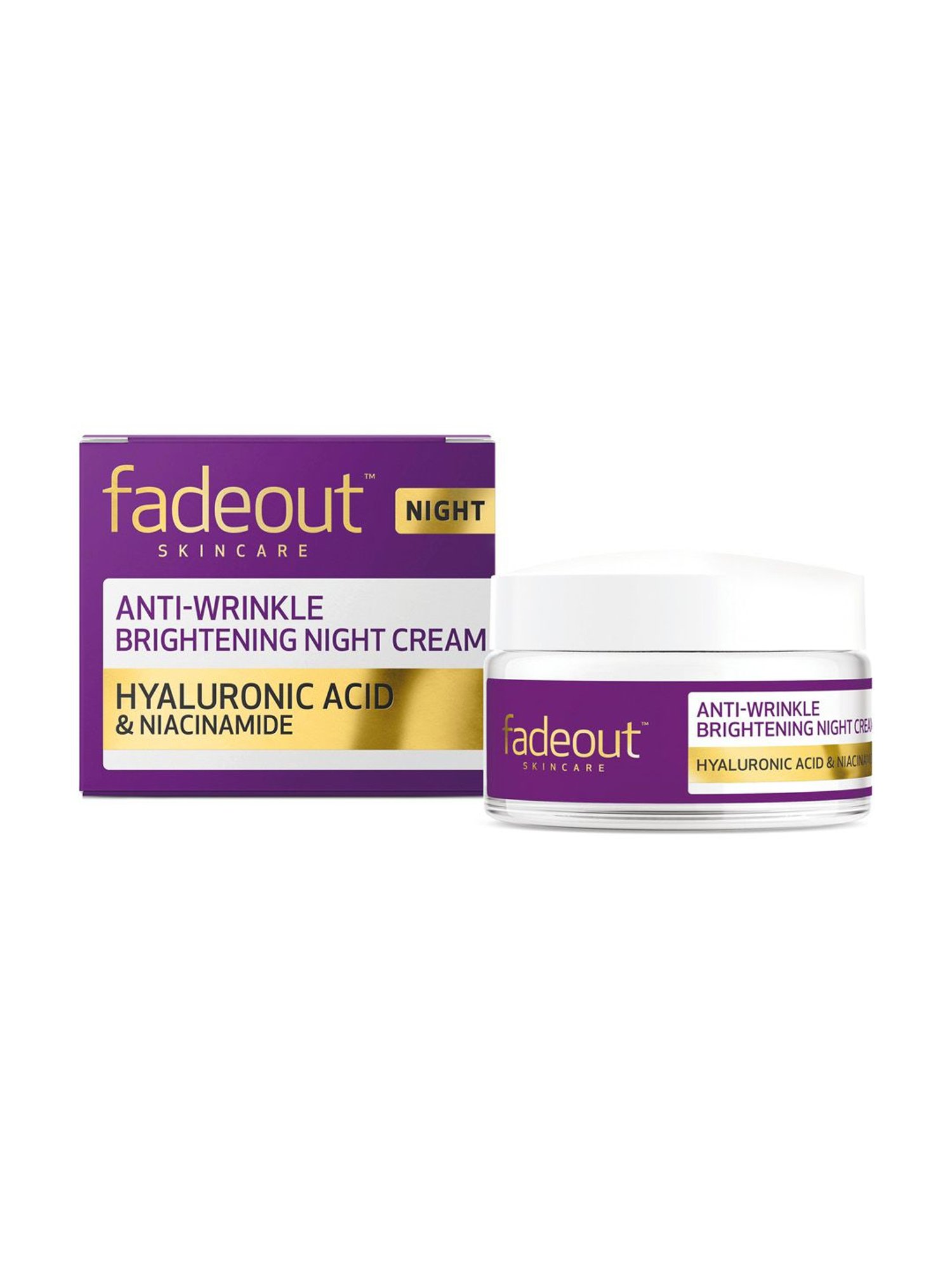 Fade Out Anti Wrinkle Brightening Night Cream - 50 ml