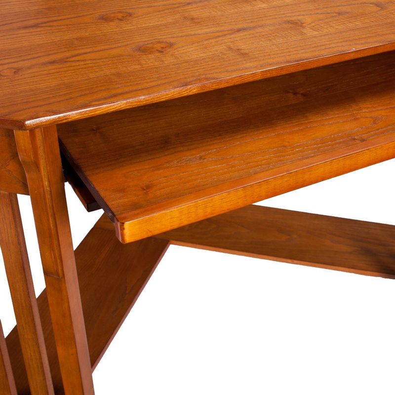 Mission Corner Desk Oak - Aiden Lane