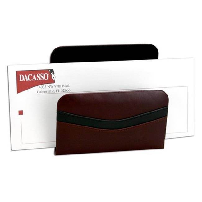 A7008 Letter Holder - Hand-Tucked Geniune Top-Grain Burgundy Leather