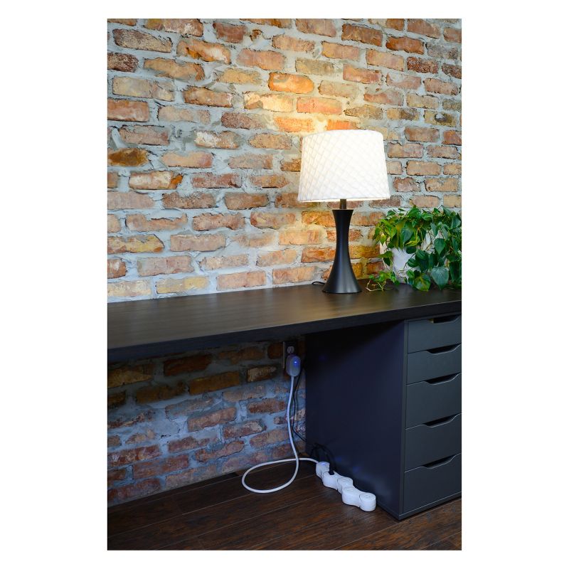 Monoprice 2 Outlet Surge Protector Wall Tap with 2 USB Charging Ports 3.4A, 450 Joules, White