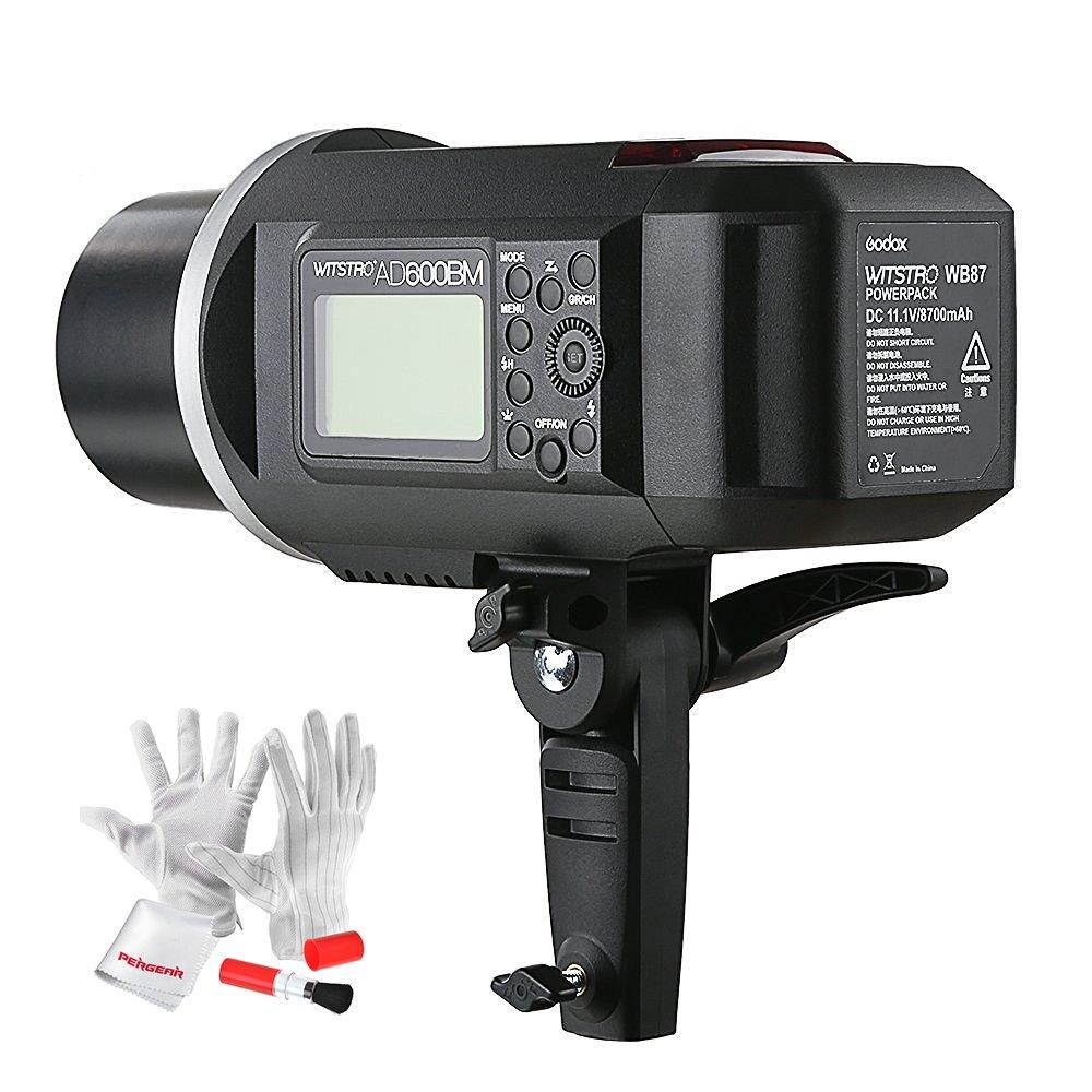 Godox AD600BM Bowens Mount 600Ws GN87 High Speed Sync Outdoor Flash Strobe Light with 2.4G Wireless X System, 8700mAh Battery to Provide 500 Full Power Flashes Recycle in 0.01-2.5 Second
