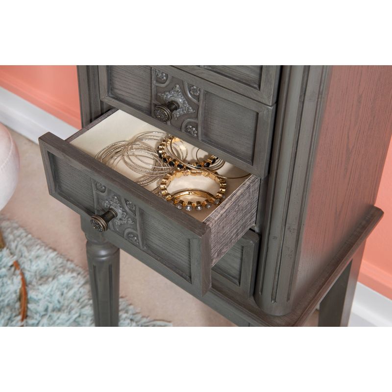 Tallow Jewelry Armoire Gray - Powell Company