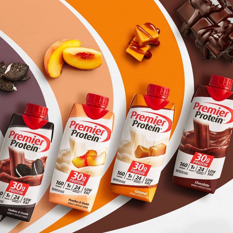 Premier Protein Shakes - Caramel - 11 fl oz/4ct Bottles