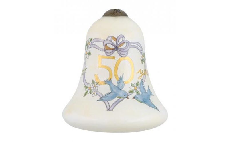 NeQwa Ne'Qwa "50th Anniversary" Hand-Painted Blown Glass Christmas Ornament #7144118