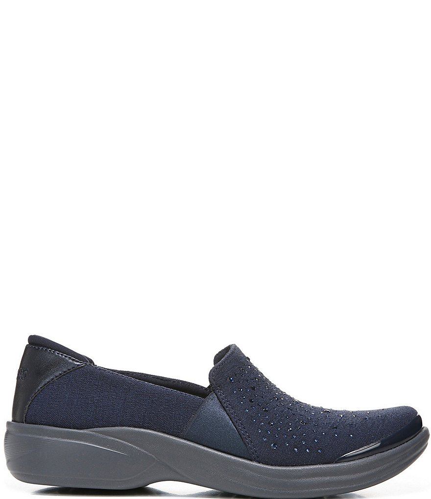 Bzees Poppyseed Rhinestone Slip-On Mesh Washable Shoes