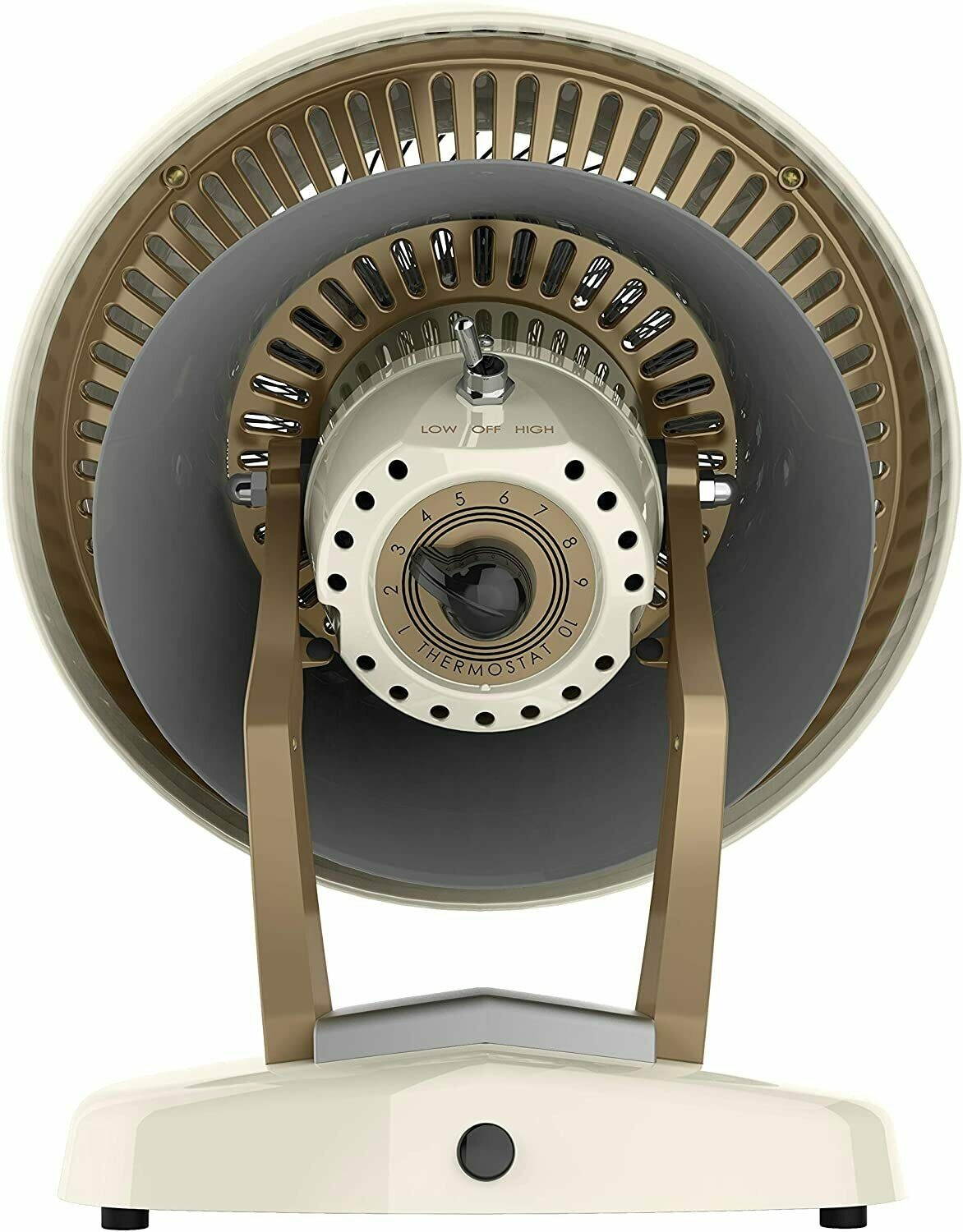 VHEAT 1500W Whole Room Vintage Metal Space Heater - Green | White