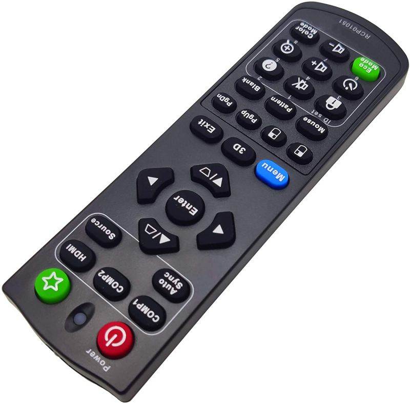 INTECHING A-00009810 Projector Remote Control for ViewSonic PJD7828HDL, PJD7831HDL, PJD7836HDL, PRO7827HD