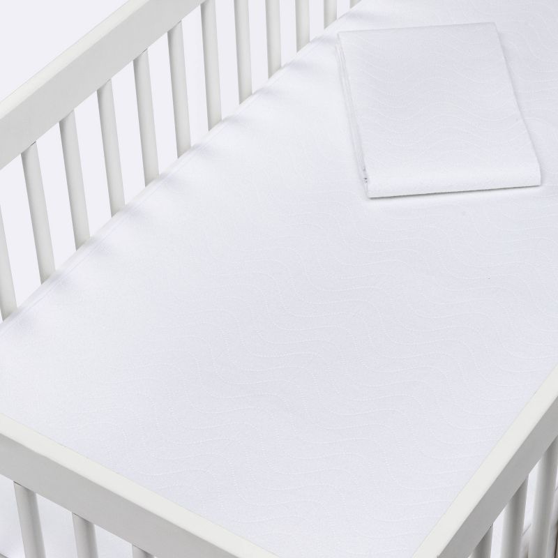 Kolcraft Waterproof Crib and Toddler Mattress Pad