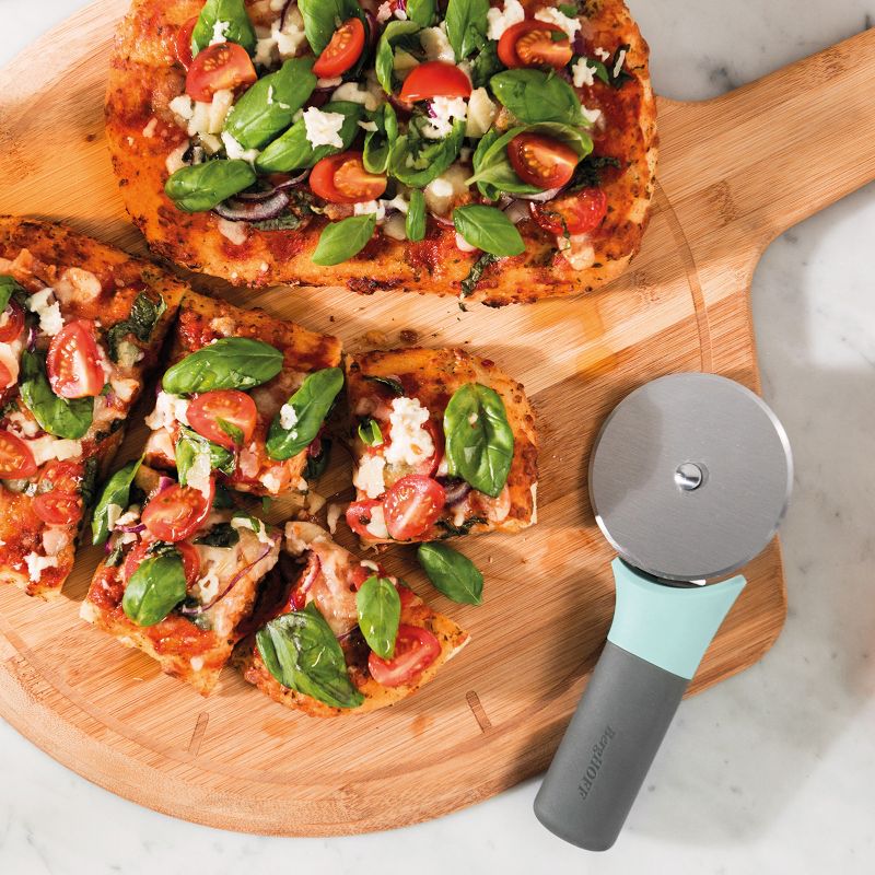 BergHOFF Leo 7.5" Stainless Steel Pizza Cutter, Mint