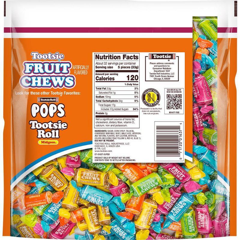 Tootsie Fruit Chews Sup - 37oz