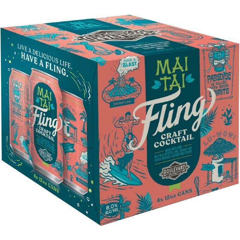 Fling Mai Tai Cocktail - 4pk/12 fl oz Cans