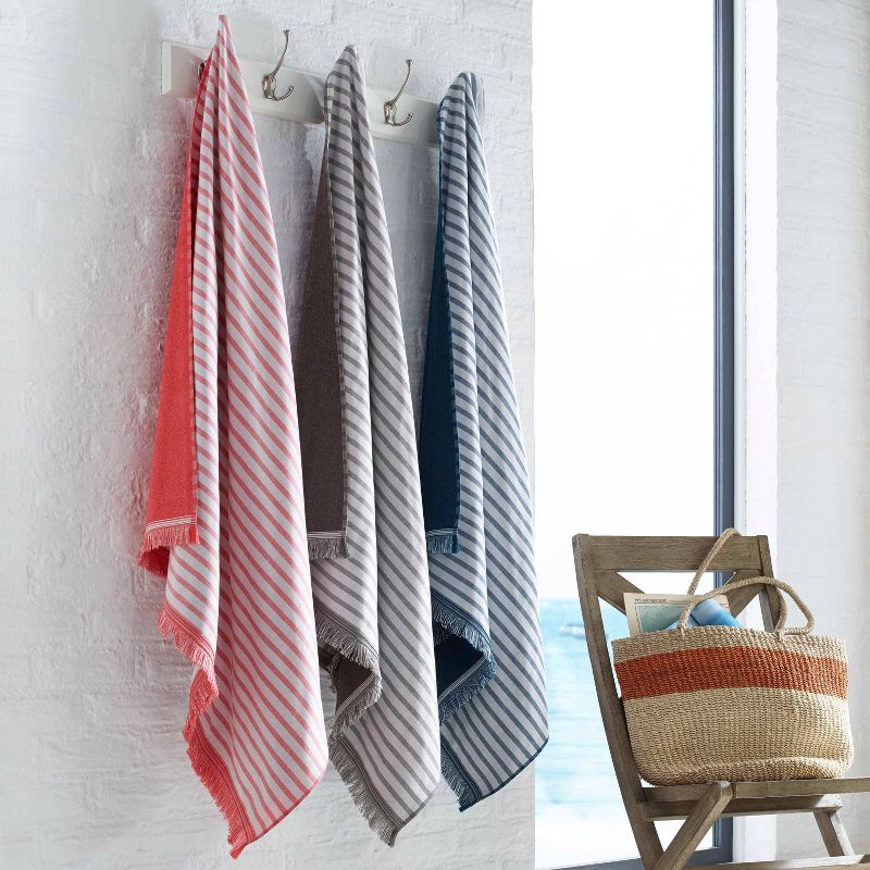 Seychelles Beach Towel Coral Rose - Cassadecor