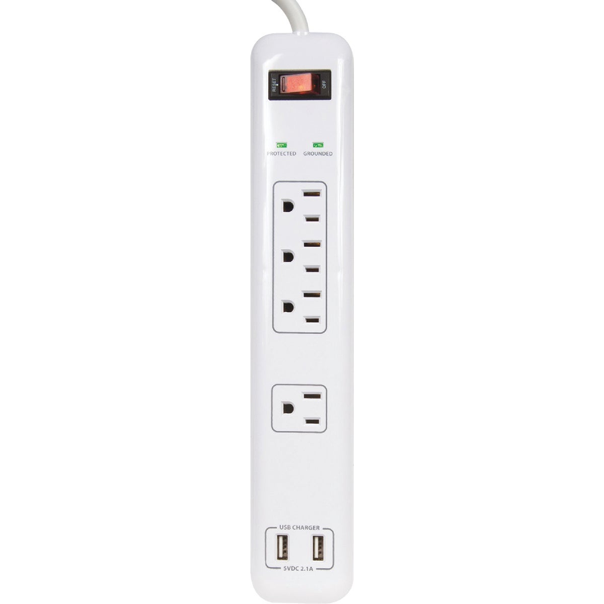 Prime Wire & Cable 4 Outlet Surge W/Usb PB505104