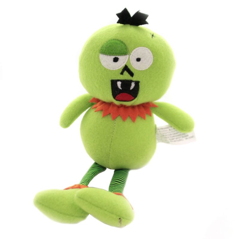 Halloween 12.0" Green Monster Groggy Eyes  -  Decorative Figurines