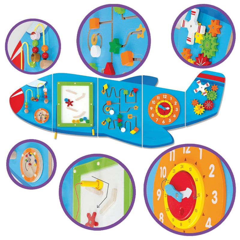 Learning Advantage Airplane Activity Wall Panels