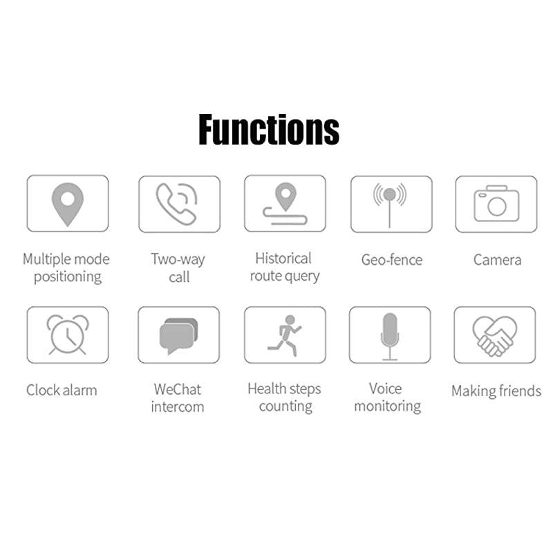 3G WiFi Phone Call GPS Smart Watch Realtime Tracking SOS GPS Tracker Watch GeoFence GPS Watch Touch Screen Camera Step Counter GPS Watch SOS Alarm AntiLost GPS Watch