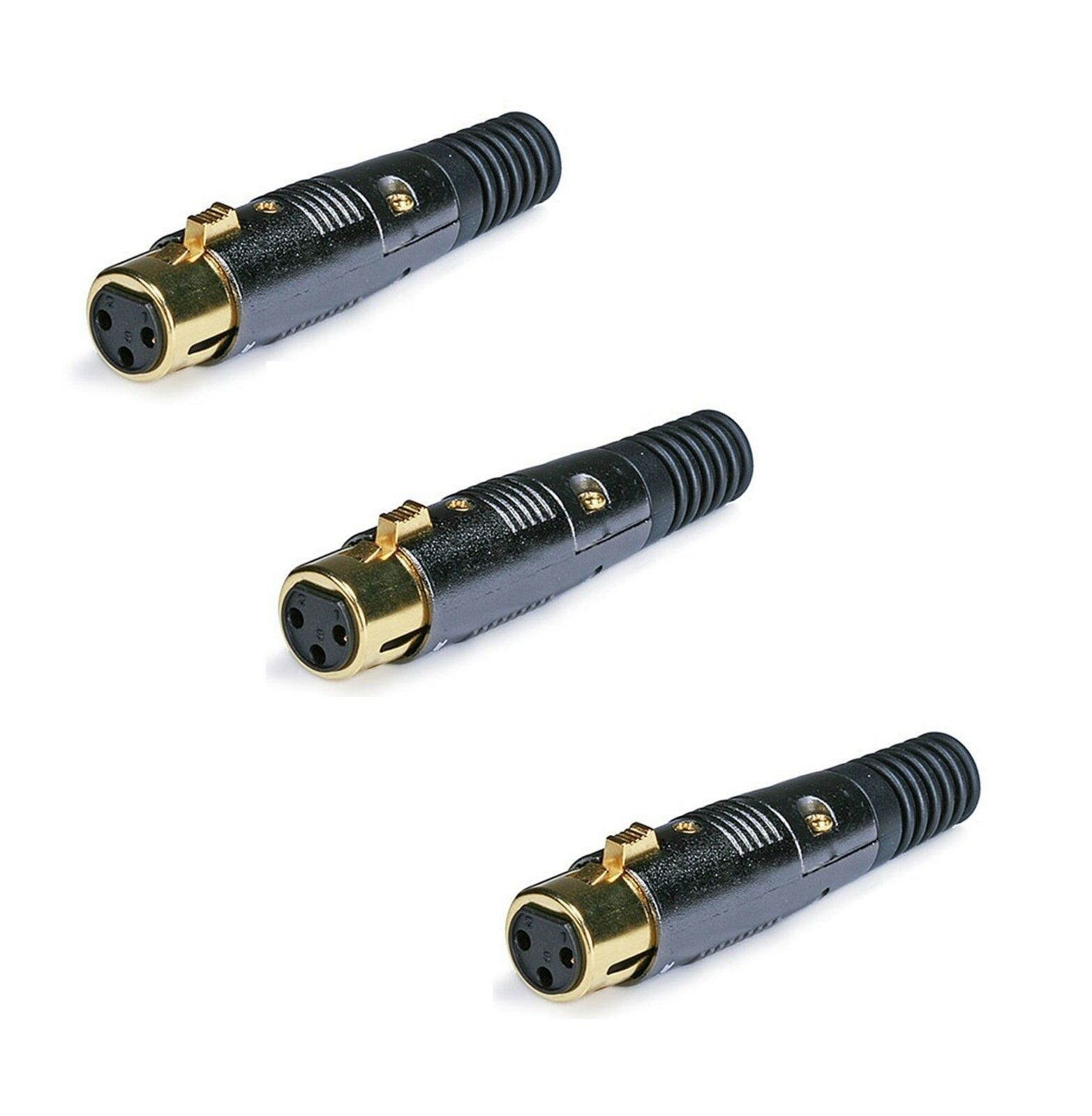 SuperFlex GOLD Patch Cable, XLR Male to XLR Male - 1' Length