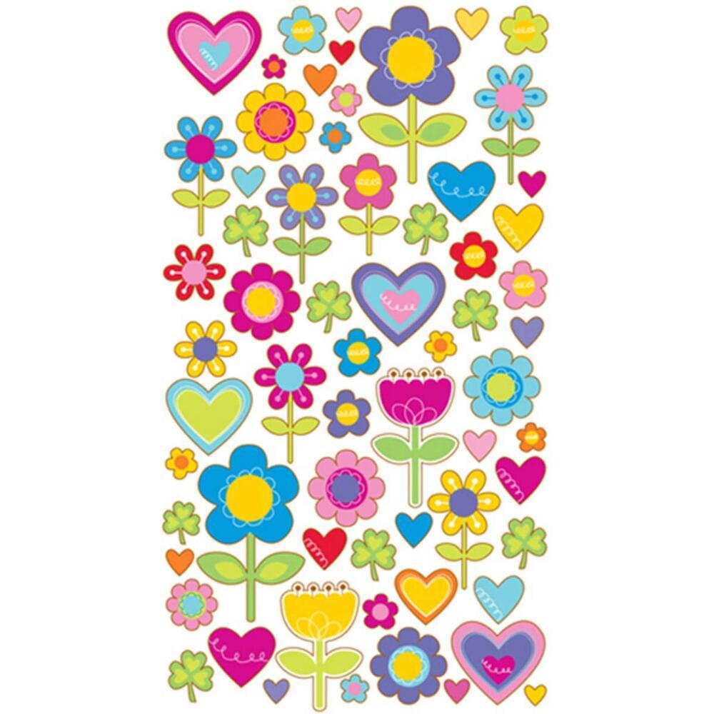 Sticko Classic Stickers-I Love Flowers