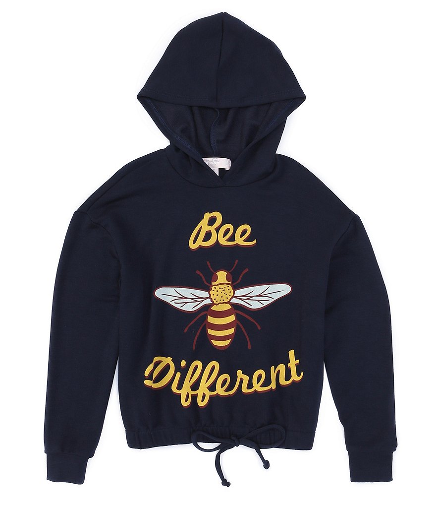 Dream Life Big Girls 7-16 Embossed Heart Cozy Hoodie