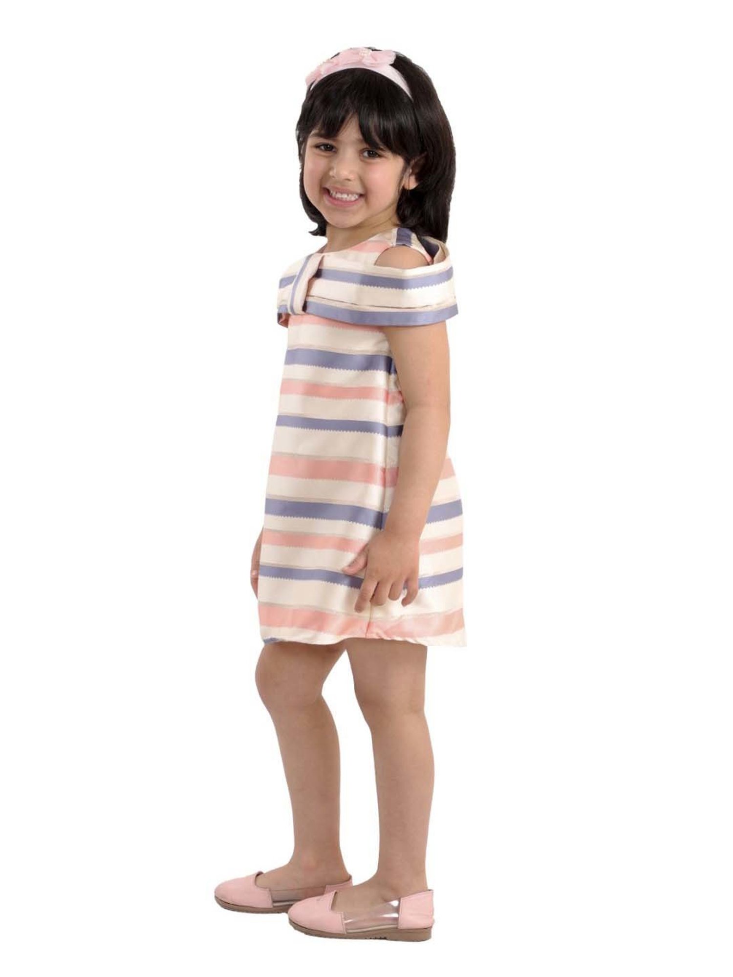 KidsDew Multicolor Striped Dress