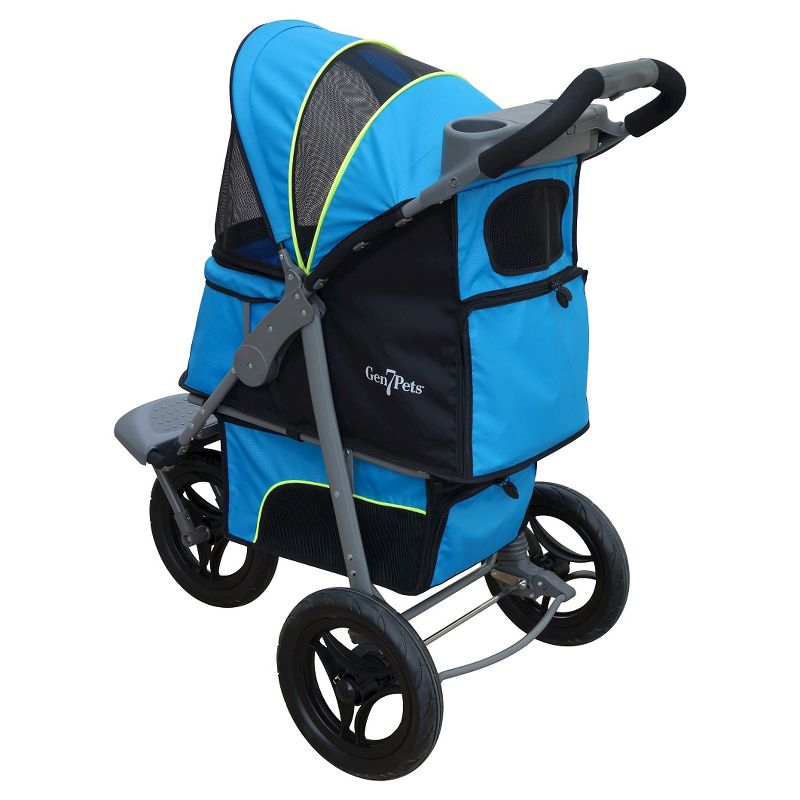 Gen7Pets G7 Jogger Dog & Cat Stroller - 26"L x 14"W - Blue