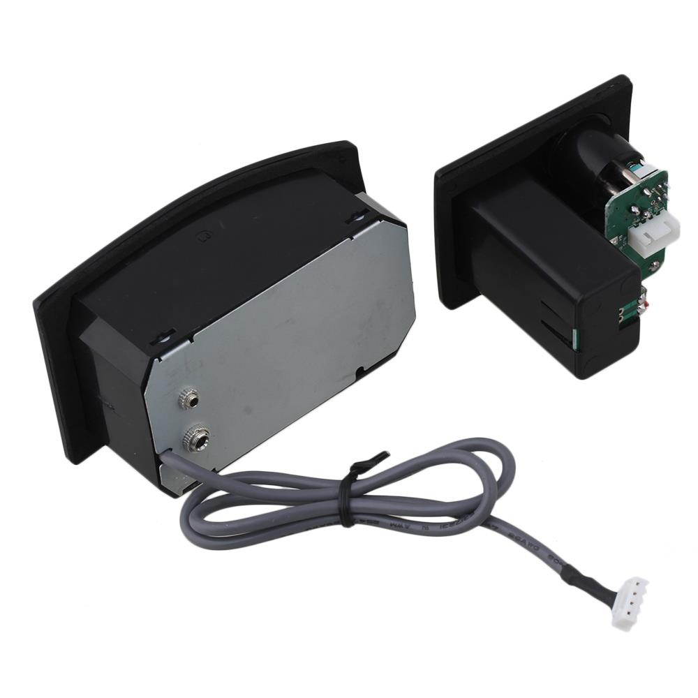 BQLZR 5 Band Acoustic Guitar Equalizer EQ & LCD Tuner RK-4M With Microphone Set of 10