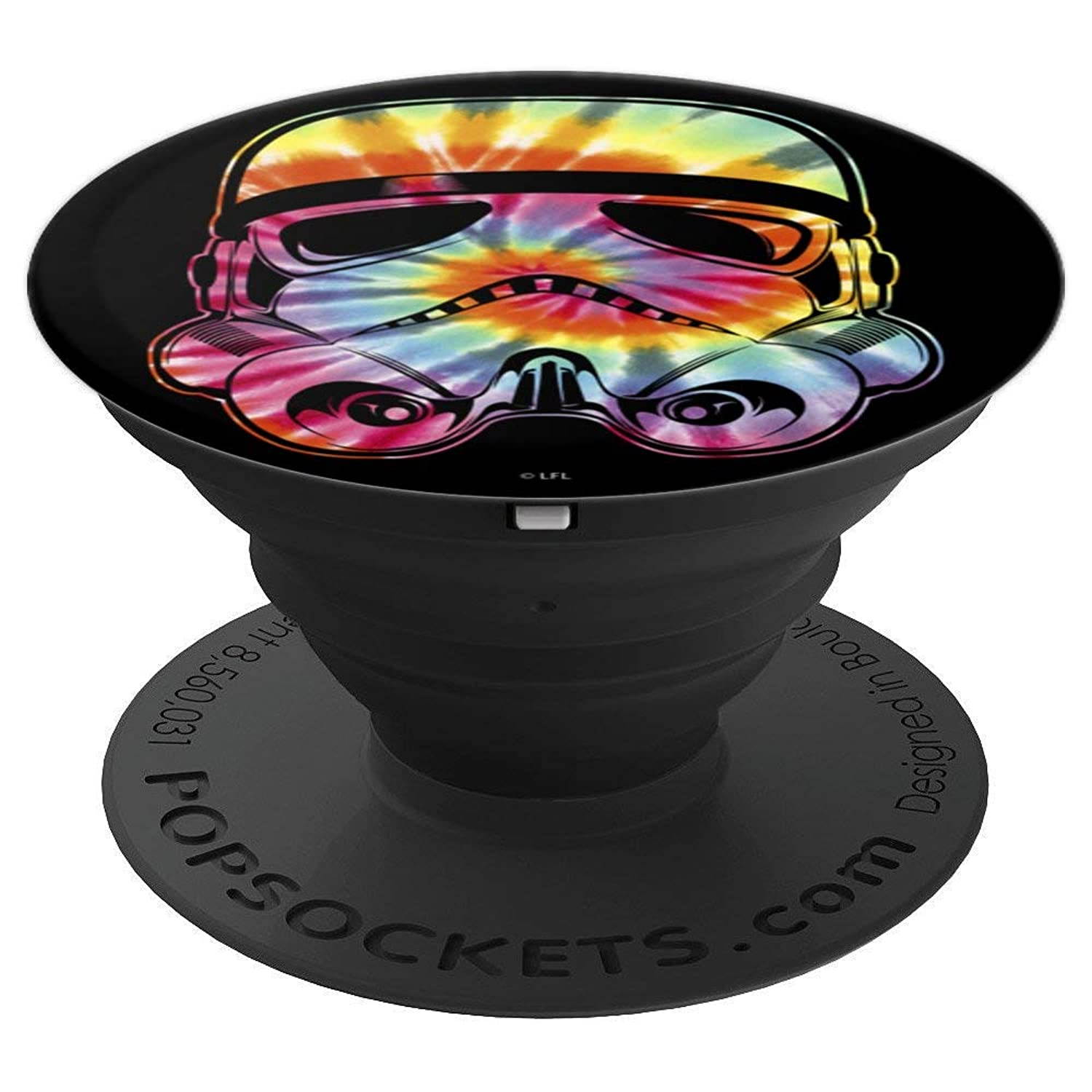 Star Wars Stormtrooper Tie-Dye Portrait PopSockets Grip and Stand for Phones and Tablets