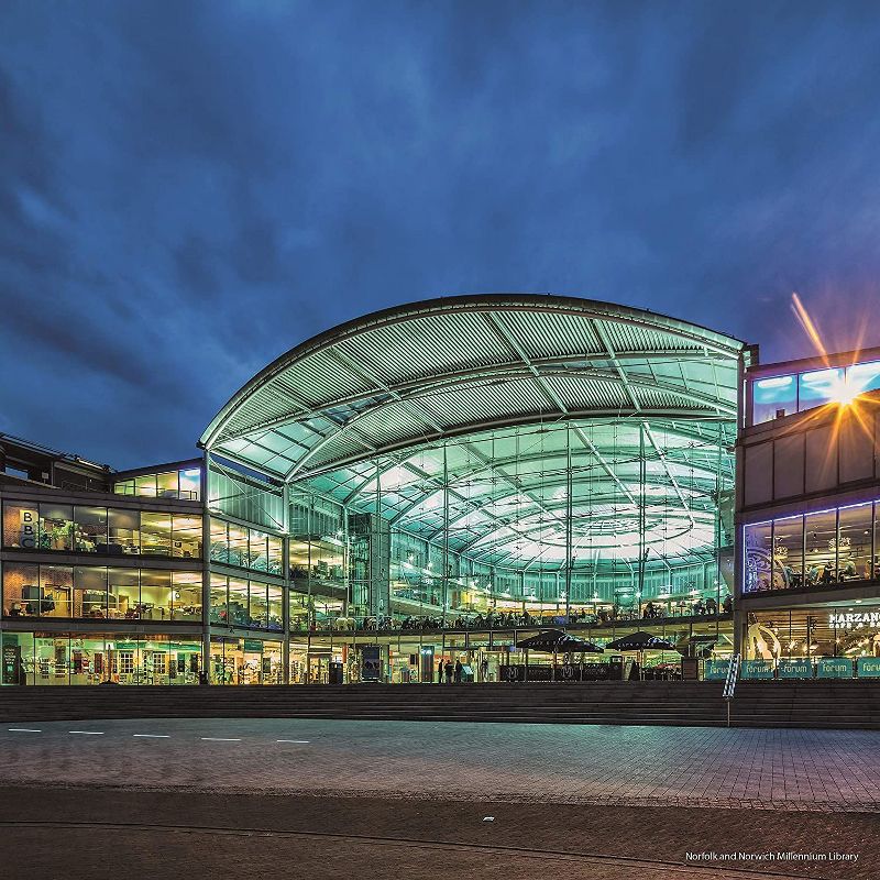 2021 Wall Calendar - Norwich, 12 x 12 Inch Monthly View, 16-Month, Scenic Britain Theme, Includes 180 Reminder Stickers