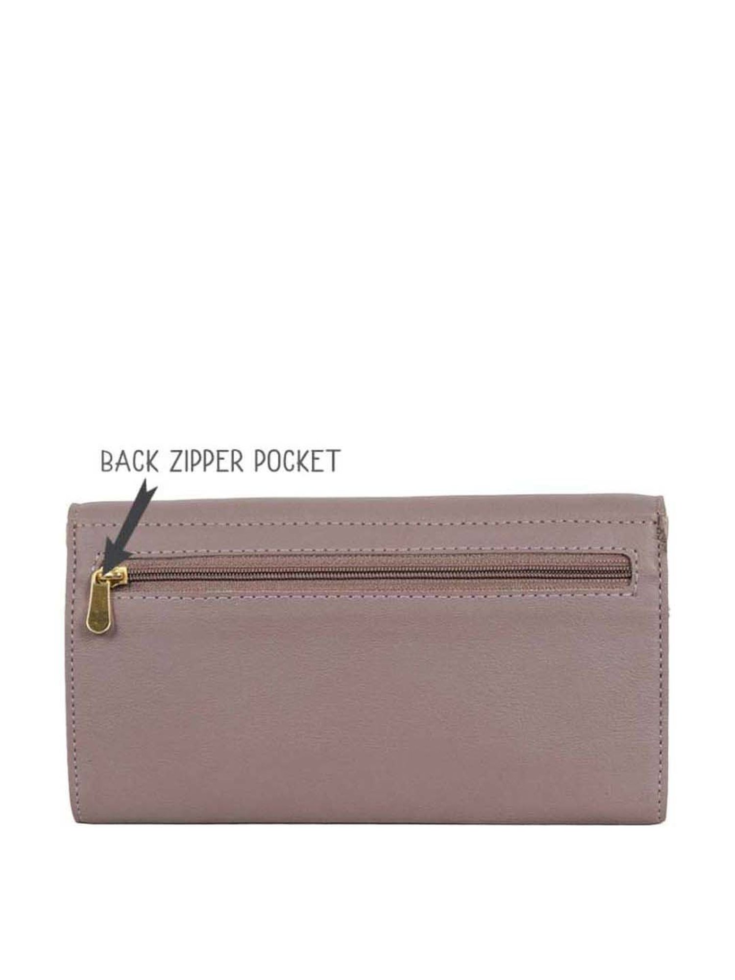 Baggit Purple Solid Wallet for Women