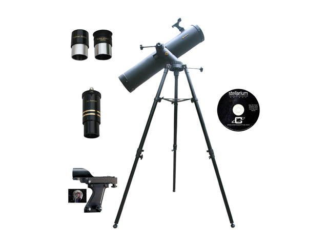 CASSINI C-900135TR 900mm x 135mm Tracker Series Reflector Telescope Black