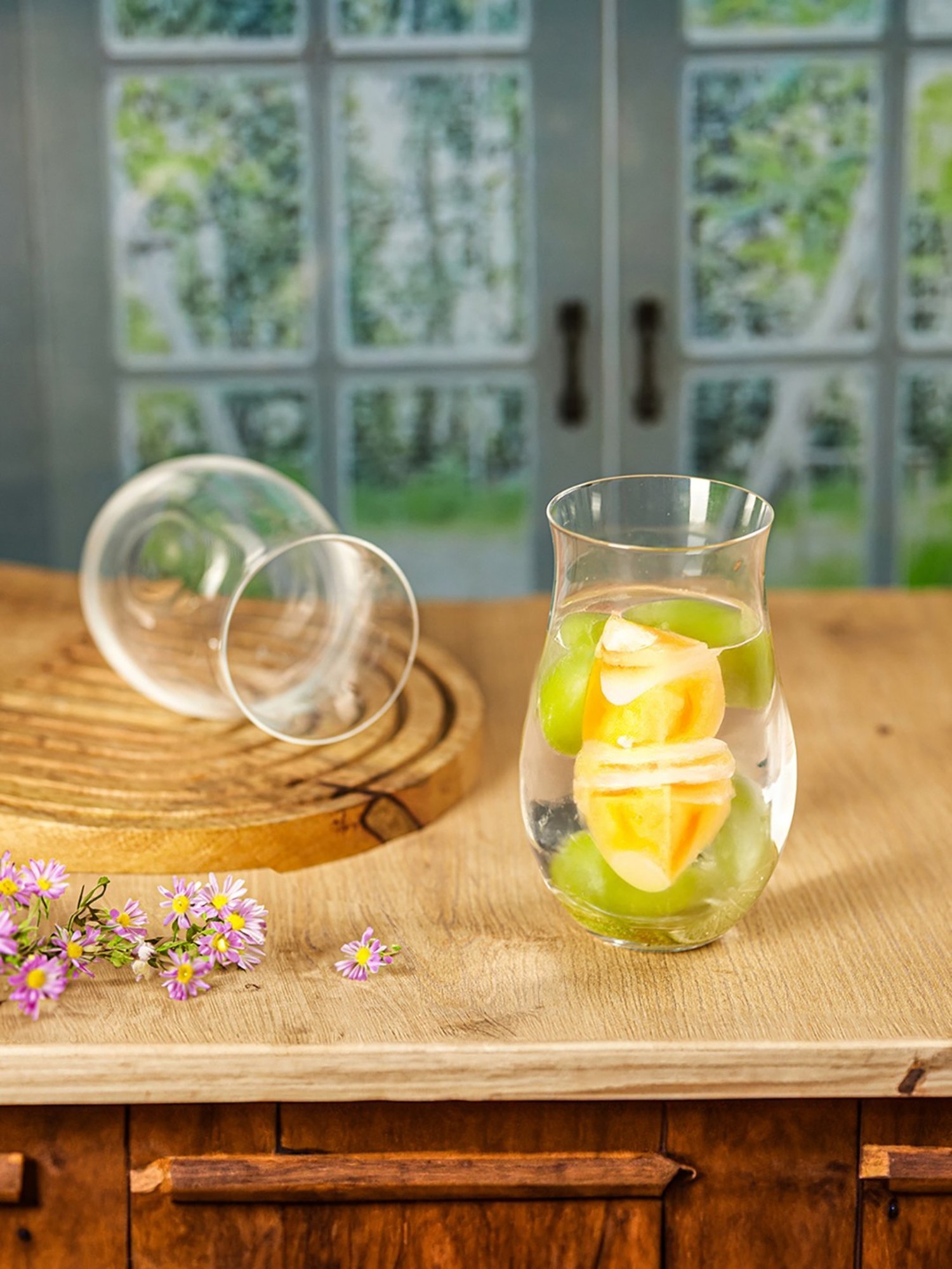 Trovea's Attimo Transparent Glass Cocktail Glass - Set of 4