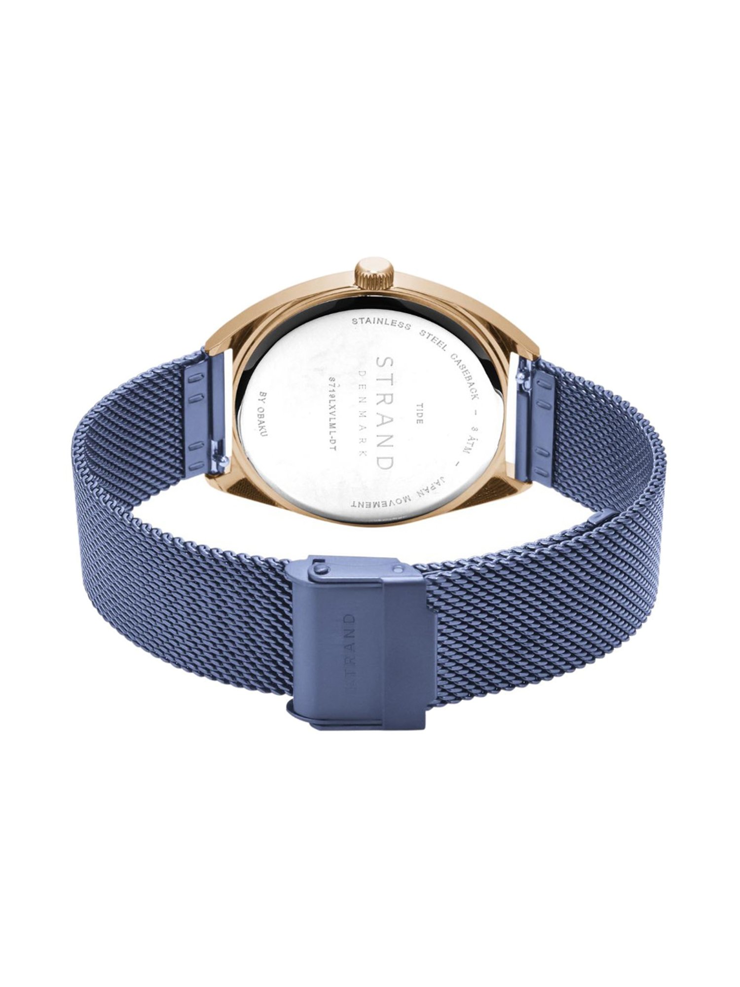 STRAND by Obaku S719LXVLML-DT Turtle Ocean Analog Watch for Women